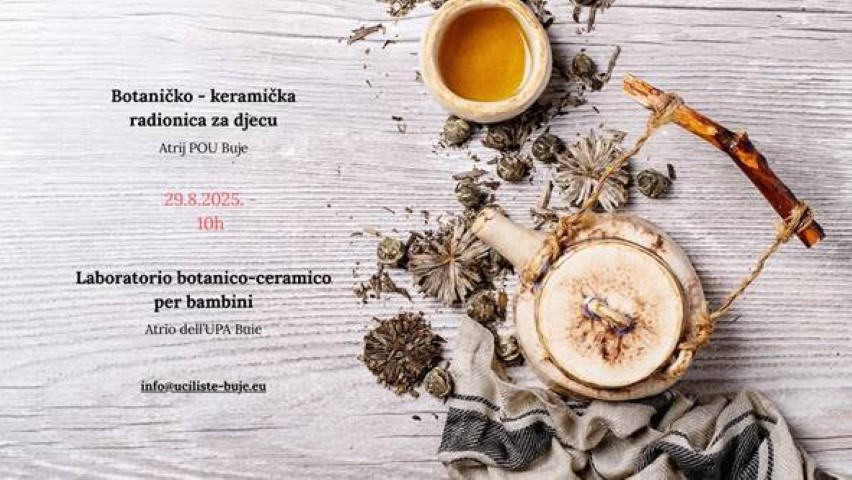 Buje: Botaničko-keramička radionica za djecu